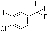 structure of CAS# 672-57-1, 4-氯-3-碘三氟甲苯