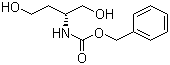 structure of CAS# 672309-94-3, (R)-2-Cbz-氨基丁烷-1,4-二醇