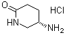 structure of CAS# 672883-95-3, (S)-5-氨基哌啶-2-酮盐酸盐