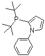 structure of CAS# 672937-61-0, N-Phenylpyrrol-2-yldi-tert-butylphosphine