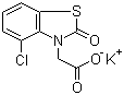CAS 登录号：67338-65-2, 草除灵钾盐, 4-氯-2-氧代-2H-苯并噻唑-3-乙酸钾盐