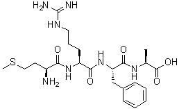 CAS 登录号：67368-29-0, L-蛋氨酰-L-精氨酰-L-苯丙氨酰-L-丙氨酸