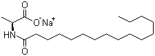 CAS 登录号：67395-94-2, N-十六碳酰基-L-丙氨酸钠