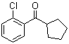 structure of CAS# 6740-85-8, 邻氯苯基环戊基酮