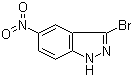 structure of CAS# 67400-25-3, 3-溴-5-硝基-1H-吲唑