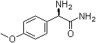 structure of CAS# 67412-96-8, (R)-alpha-Amino-4-methoxybenzeneacetamide