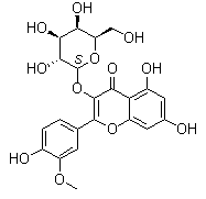 structure of CAS# 6743-92-6, 异鼠李素 3-O-半乳糖苷