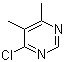 structure of CAS# 67434-65-5, 4-氯-5,6-二甲基嘧啶