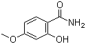 CAS 登录号：6745-77-3, 4-甲氧基水杨酰胺, 2-羟基-4-甲氧基苯甲酰胺