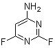 structure of CAS# 675-12-7, 6-氨基-2,4-二氟嘧啶