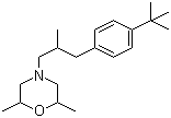 structure of CAS# 67564-91-4, 顺-4-叔丁基苯基(-2-甲基丙基)-2,6-二甲基吗啉