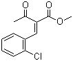 structure of CAS# 67593-46-8, 2-乙酰基-3-(2-氯苯基)-丙烯酸甲酯