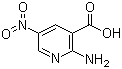 structure of CAS# 6760-14-1, 2-氨基-5-硝基烟酸