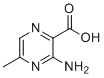 structure of CAS# 6761-50-8, 3-Amino-5-methylpyrazine-2-carboxylic acid