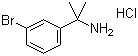 structure of CAS# 676135-18-5, 1-(3-Bromophenyl)-1-methylethylamine hydrochloride