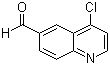 structure of CAS# 676256-25-0, 4-Chloroquinoline-6-carboxaldehyde