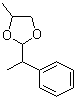structure of CAS# 67634-23-5, 4-甲基-2-(1-苯基乙基)-1,3-二氧杂环戊烷