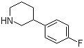 structure of CAS# 676495-94-6, 3-(4-Fluorophenyl)piperidine