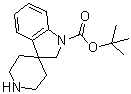 structure of CAS# 676607-31-1, 螺[吲哚啉-3,4'-哌啶]-1-羧酸叔丁酯