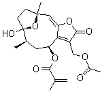 CAS # 67667-71-4, 8alpha-(2-Methylacryloyloxy)hirsutinolide 13-O-acetate