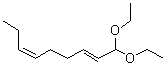 structure of CAS# 67674-36-6, (2E,6Z)-1,1-二乙氧基-2,6-壬二烯