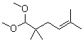 structure of CAS# 67674-46-8, 6,6-二甲氧基-2,5,5-三甲基-2-己烯
