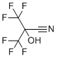 3,3,3-三氟-2-羟基-2-(三氟甲基)丙腈分子结构 (CAS 677-77-0)