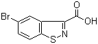 structure of CAS# 677304-78-8, 5-溴-1,2-苯并异噻唑-3-甲酸