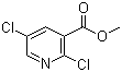 structure of CAS# 67754-03-4, 2,5-二氯烟酸甲酯