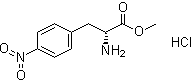 structure of CAS# 67877-95-6, 4-硝基-D-苯丙氨酸甲酯单盐酸盐