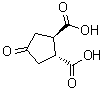 CAS # 67885-97-6, (1R,2R)-rel-4-Oxo-1,2-cyclopentanedicarboxylic acid