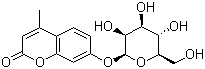 4-甲基伞形酮 beta-D-甘露糖苷分子结构 (CAS 67909-30-2)