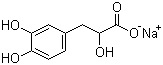 CAS 登录号：67920-52-9, 丹参素钠, 3-(3',4'-二羟基苯基)乳酸钠