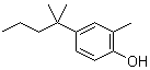 CAS 登录号：6793-80-2, 4-(1,1-二甲基丁基)-2-甲基苯酚