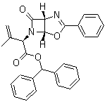 CAS 登录号：67977-61-1, (2R)-3-甲基-2-[(1R,5S)-3-苯基-7-氧代-4-氧杂-2,6-二氮杂双环[3,2,0]庚-2-烯-6-基]-3-丁烯酸二苯甲酯