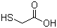 Mercaptoacetic acid molecular structure (CAS 68-11-1)
