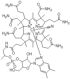 CAS 登录号：68-19-9, 维生素 B12, 氰钴胺