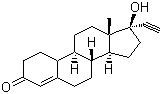 CAS # 68-22-4, Norethindrone, 19-Norethisterone, 17a-Ethynyl-19-nortestosterone, 17-Hydroxy-19-nor-17a-pregn-4-en-20-yn-3-one