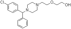 CAS 登录号：68-88-2, 羟嗪, 2-[2-[4-[(4-氯苯基)-苯甲基]哌嗪-1-基]乙氧基]乙醇