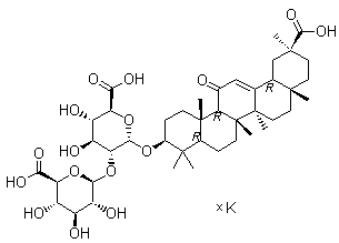 CAS 登录号：68039-19-0, 甘草酸钾