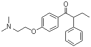 CAS # 68047-07-4, 1-[4-[2-(Dimethylamino)ethoxy]phenyl]-2-phenyl-1-butanone