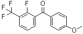 CAS 登录号：680610-53-1, (2-氟-3-三氟甲基苯基)(4-甲氧基苯基)甲酮