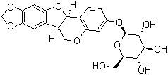 structure of CAS# 6807-83-6, 三叶豆紫檀苷