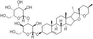 CAS 登录号：68127-19-5, 薯蓣皂甙纤维二糖苷