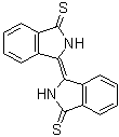 structure of CAS# 6813-37-2, delta1,1'-联异吲哚啉-3,3'-二硫酮