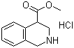 structure of CAS# 681448-82-8, 1,2,3,4-四氢异喹啉-4-羧酸甲酯盐酸盐