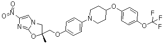 structure of CAS# 681492-22-8, Delamanid