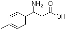 structure of CAS# 68208-18-4, 3-Amino-3-(4-methylphenyl)propionic acid