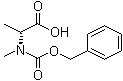 structure of CAS# 68223-03-0, N-苄氧羰基-N-甲基-D-丙氨酸