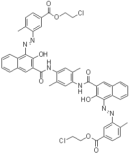 CAS 登录号：68259-05-2 (57971-99-0), 颜料红 220